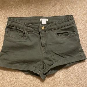 Olive/Army Green Khaki Shorts